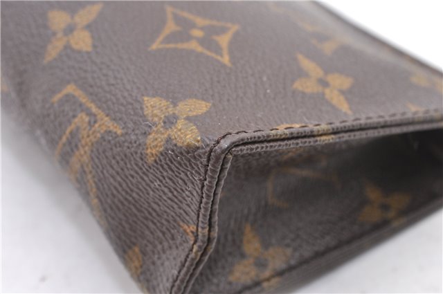 Authentic Louis Vuitton Monogram Poche Toilette 15 M47546 Cosmetics Pouch 2863F