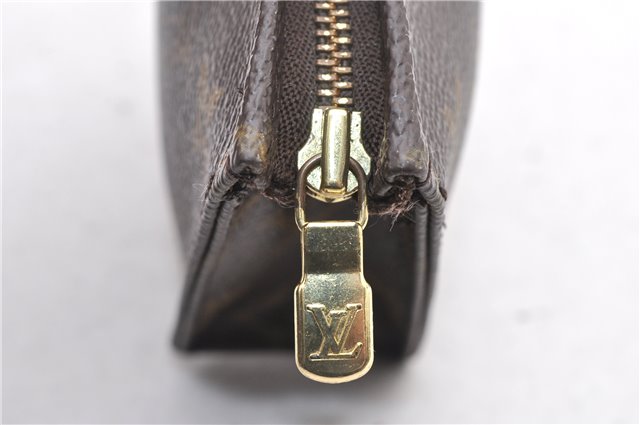 Authentic Louis Vuitton Monogram Poche Toilette 15 M47546 Cosmetics Pouch 2863F