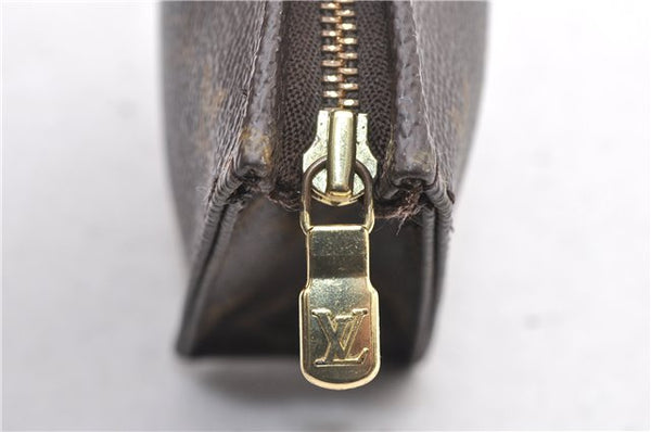 Authentic Louis Vuitton Monogram Poche Toilette 15 M47546 Cosmetics Pouch 2863F