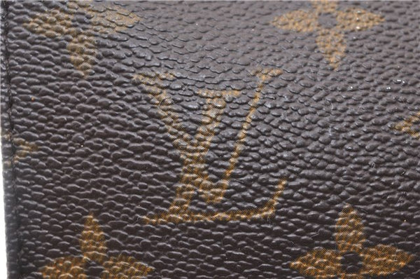 Authentic Louis Vuitton Monogram Poche Toilette 15 M47546 Cosmetics Pouch 2863F