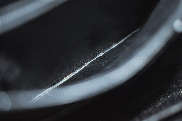 Authentic GUCCI Bamboo Vintage Shoulder Hand Bag Purse Enamel Black 2864E