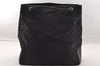 Authentic GUCCI Vintage Shoulder Tote Bag GG Canvas Leather 109141 Black 2864I