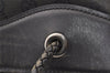 Authentic GUCCI Vintage Shoulder Tote Bag GG Canvas Leather 109141 Black 2864I
