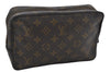 Authentic Louis Vuitton Monogram Trousse Toilette 23 Clutch Bag M47524 LV 2865E