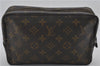 Authentic Louis Vuitton Monogram Trousse Toilette 23 Clutch Bag M47524 LV 2865E