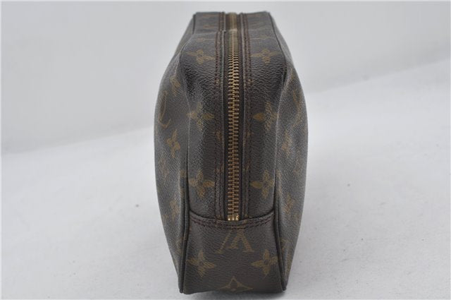 Authentic Louis Vuitton Monogram Trousse Toilette 23 Clutch Bag M47524 LV 2865E