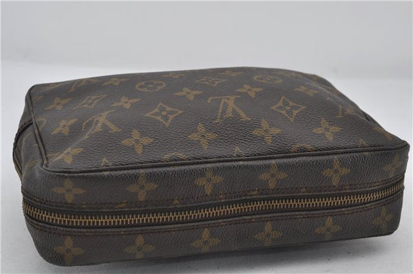Authentic Louis Vuitton Monogram Trousse Toilette 23 Clutch Bag M47524 LV 2865E