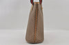 Authentic GUCCI Web Sherry Line Micro GG Tote Bag PVC Leather Brown 2865I