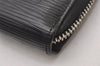 Authentic Louis Vuitton Epi Zippy Long Wallet Purse Black M60072 LV 2866I