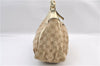 Authentic GUCCI Abbey Shoulder Tote Bag GG Canvas Leather 190525 Beige 2868F