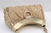 Authentic GUCCI Abbey Shoulder Tote Bag GG Canvas Leather 190525 Beige 2868F