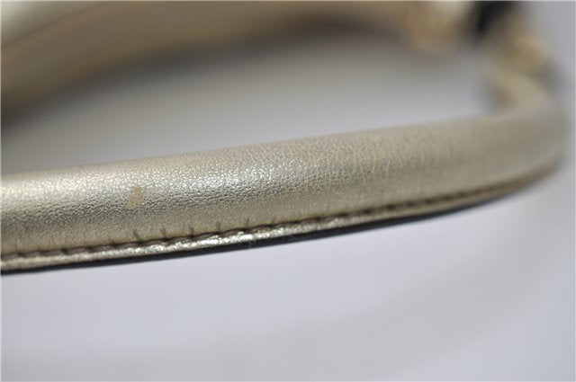 Authentic GUCCI Abbey Shoulder Tote Bag GG Canvas Leather 190525 Beige 2868F