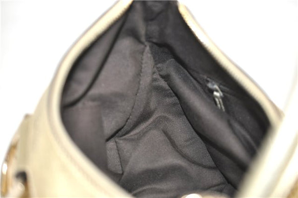 Authentic GUCCI Abbey Shoulder Tote Bag GG Canvas Leather 190525 Beige 2868F