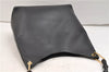 Authentic GUCCI Bamboo Vintage Shoulder Tote Bag Purse Leather Black 2869E