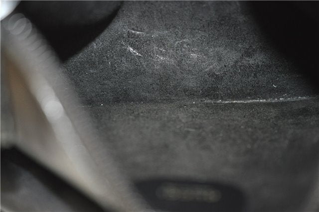 Authentic GUCCI Bamboo Vintage Shoulder Tote Bag Purse Leather Black 2869E