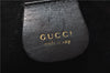 Authentic GUCCI Bamboo Vintage Shoulder Tote Bag Purse Leather Black 2869E