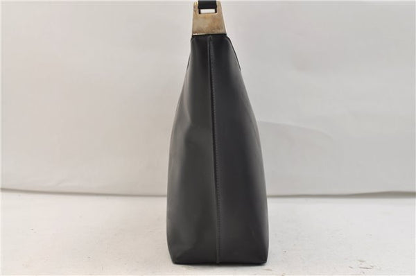 Authentic GUCCI Vintage Shoulder Hand Bag Purse Leather 0013017 Black 2870E