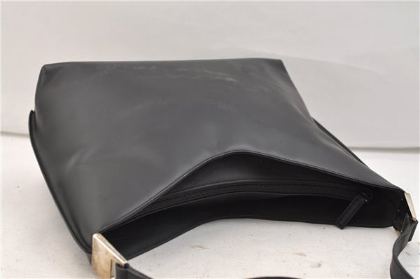 Authentic GUCCI Vintage Shoulder Hand Bag Purse Leather 0013017 Black 2870E