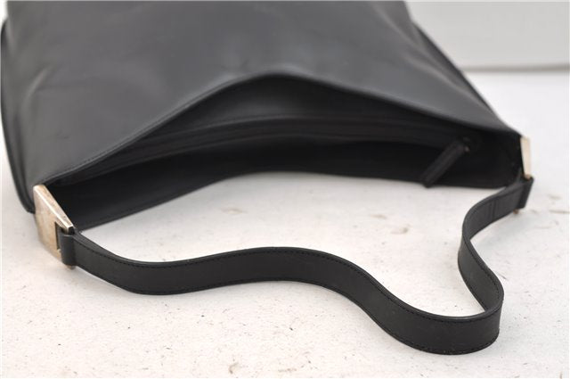 Authentic GUCCI Vintage Shoulder Hand Bag Purse Leather 0013017 Black 2870E