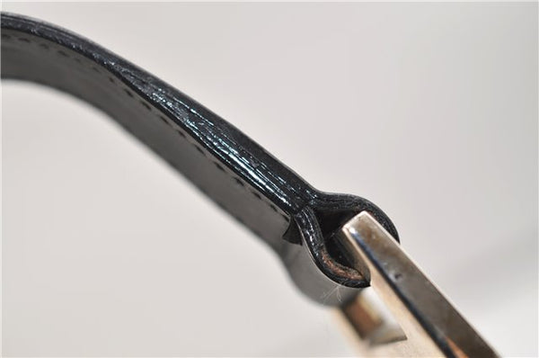 Authentic GUCCI Vintage Shoulder Hand Bag Purse Leather 0013017 Black 2870E