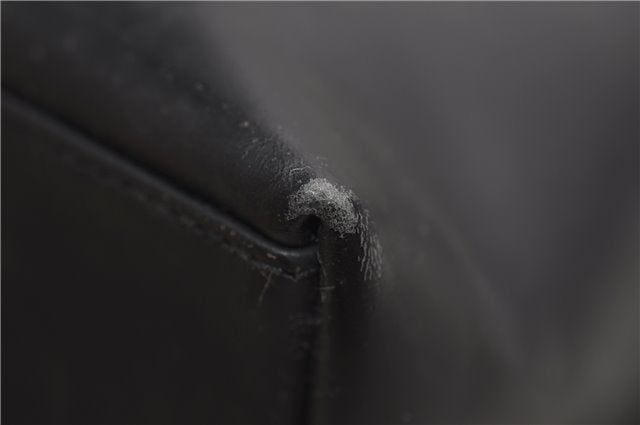 Authentic GUCCI Vintage Shoulder Hand Bag Purse Leather 0013017 Black 2870E