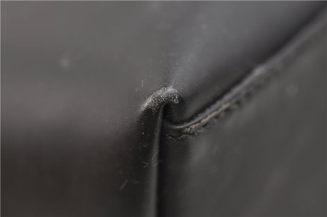 Authentic GUCCI Vintage Shoulder Hand Bag Purse Leather 0013017 Black 2870E