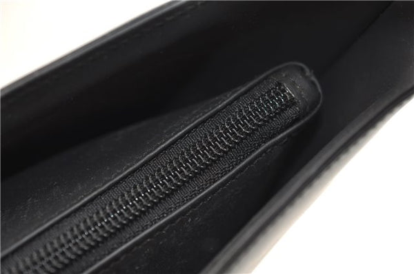 Authentic GUCCI Vintage Shoulder Hand Bag Purse Leather 0013017 Black 2870E