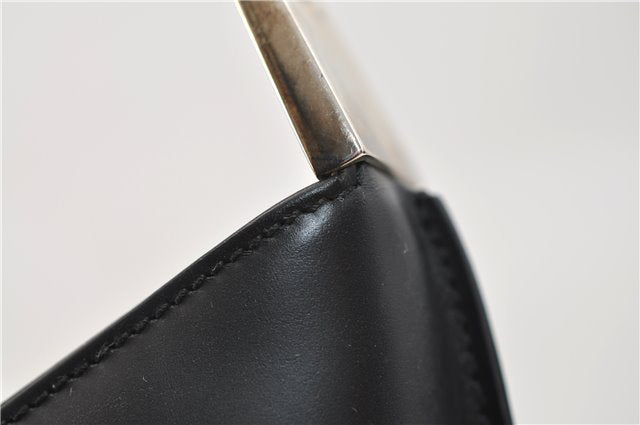 Authentic GUCCI Vintage Shoulder Hand Bag Purse Leather 0013017 Black 2870E