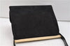 Authentic GUCCI Vintage Shoulder Hand Bag Purse Suede Leather Black 2871E