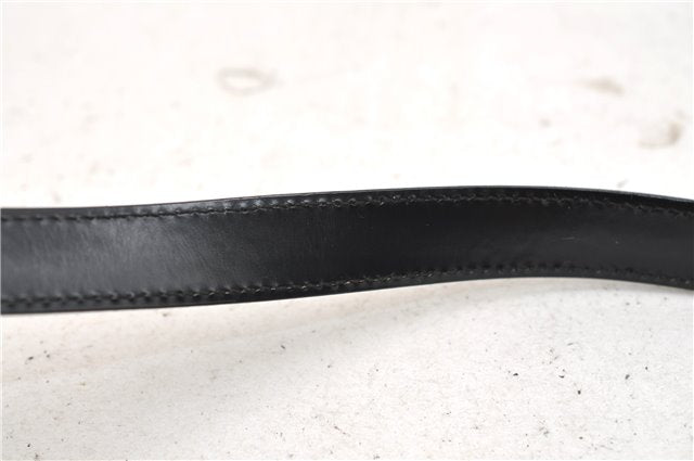 Authentic GUCCI Vintage Shoulder Hand Bag Purse Suede Leather Black 2871E