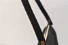 Authentic GUCCI Vintage Shoulder Hand Bag Purse Suede Leather Black 2871E