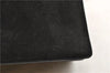 Authentic GUCCI Vintage Shoulder Hand Bag Purse Suede Leather Black 2871E
