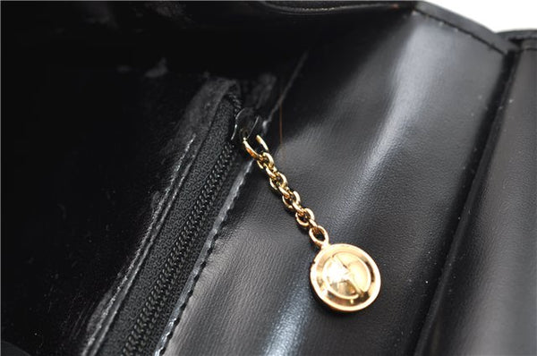 Authentic GUCCI Vintage Shoulder Hand Bag Purse Suede Leather Black 2871E