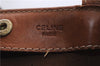 Authentic CELINE Macadam Blason Shoulder Tote Bag PVC Leather Brown 2872E