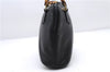 Authentic GUCCI Bamboo Vintage 2way Hand Shoulder Bag Leather Black Junk 2873E
