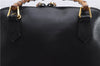 Authentic GUCCI Bamboo Vintage 2way Hand Shoulder Bag Leather Black Junk 2873E