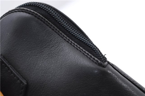 Authentic GUCCI Bamboo Vintage 2way Hand Shoulder Bag Leather Black Junk 2873E