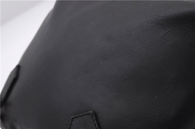 Authentic GUCCI Bamboo Vintage 2way Hand Shoulder Bag Leather Black Junk 2873E