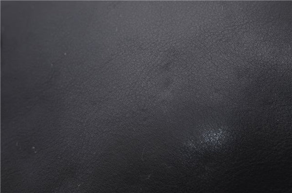 Authentic GUCCI Bamboo Vintage 2way Hand Shoulder Bag Leather Black Junk 2873E