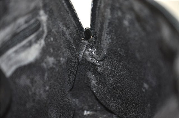 Authentic GUCCI Bamboo Vintage 2way Hand Shoulder Bag Leather Black Junk 2873E