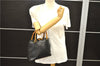 Authentic GUCCI Bamboo Vintage 2way Hand Shoulder Bag Leather Black Junk 2873E