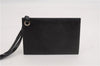 Authentic BALENCIAGA Giant Envelope Clutch Bag Purse Leather 204534 Black 2873F