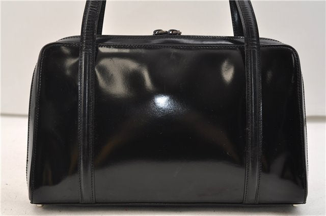Authentic GUCCI Vintage Shoulder Hand Bag Purse Leather Black 2874E