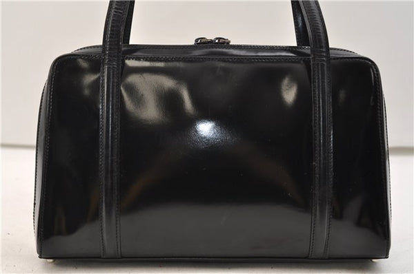 Authentic GUCCI Vintage Shoulder Hand Bag Purse Leather Black 2874E
