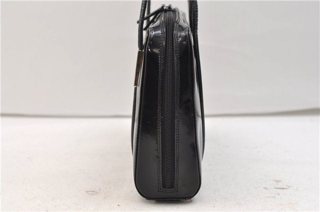 Authentic GUCCI Vintage Shoulder Hand Bag Purse Leather Black 2874E