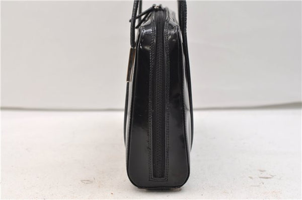 Authentic GUCCI Vintage Shoulder Hand Bag Purse Leather Black 2874E