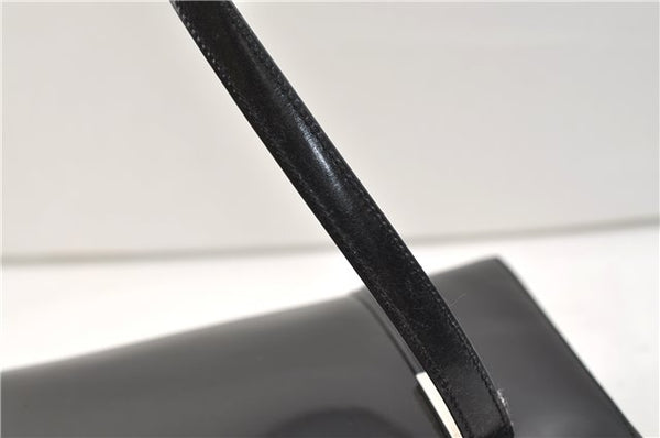 Authentic GUCCI Vintage Shoulder Hand Bag Purse Leather Black 2874E