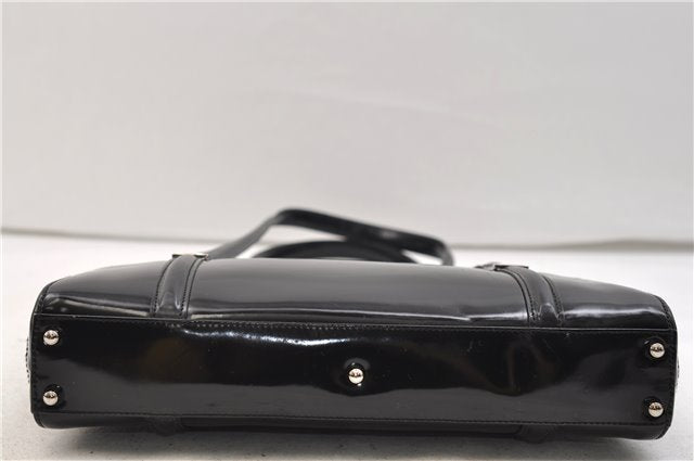 Authentic GUCCI Vintage Shoulder Hand Bag Purse Leather Black 2874E