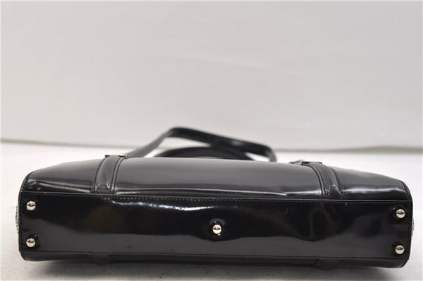 Authentic GUCCI Vintage Shoulder Hand Bag Purse Leather Black 2874E