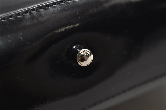 Authentic GUCCI Vintage Shoulder Hand Bag Purse Leather Black 2874E